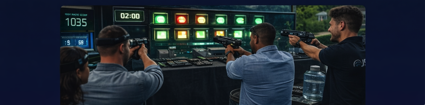 Click to watch the JSV Lasershot team building video